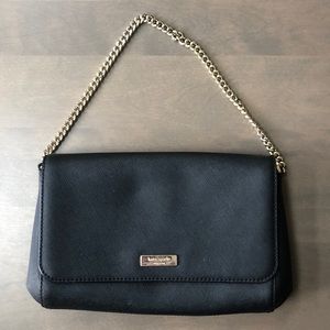 Kate Spade Black Gold chain purse